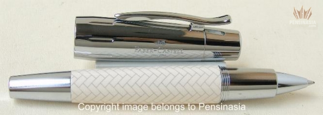 Faber-Castell e-motion Rollerball Pen - Parquet Black