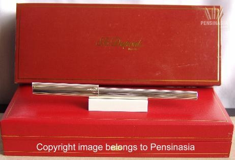 S.T. Dupont Classique Stylo Bille Silver Ballpoint Pen