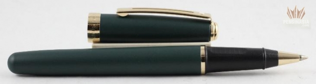 Sheaffer Prelude Matte Green Gold Trim Fountain Pen Medium Nib-Montgomery  Pens Fountain Pen Store 212 420 1312