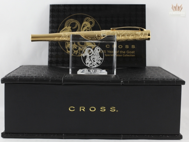 Cross Sauvage 2015 Year Of The Goat 23k Gold Plate BP 