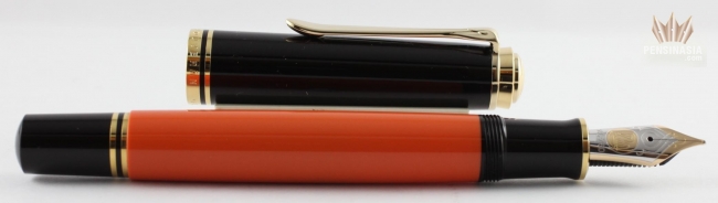 Penna Stilografica Pelikan M 800 Burnt Orange. - La Stilografica Shop