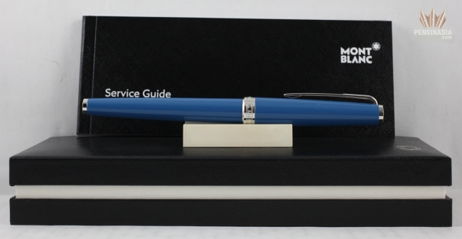 Montblanc petrol blue rollerball hot sale