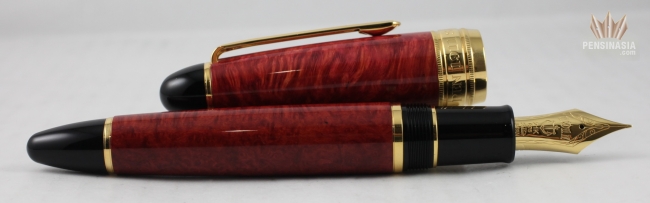 Wooden Calligraphy Pen with Large Ink and Five Nibs - Irongate Armory