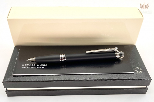 GUNMETAL AND MATT BLACK BALLPOINT PEN – Luxury writing instruments