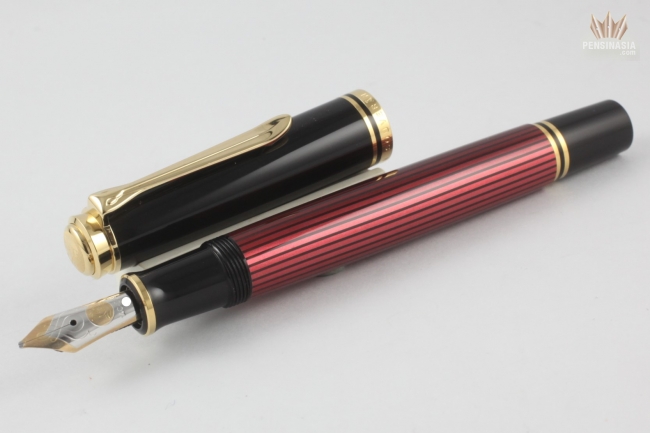 Pelikan Souveran R600 Green & Black - Penna Roller