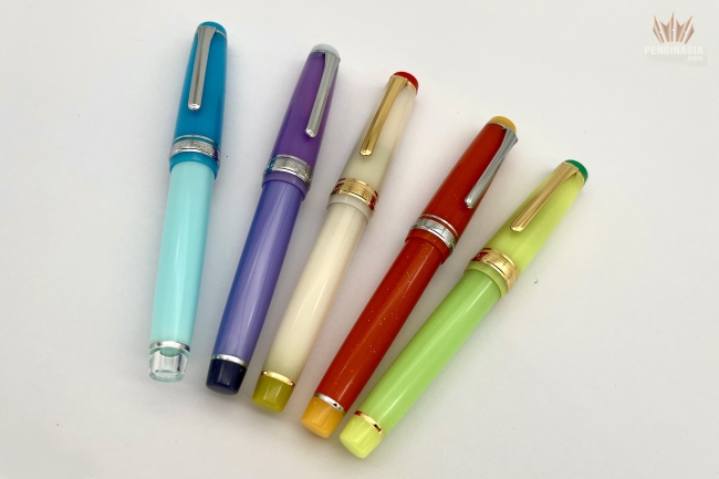 Sailor Pro Gear Fountain Pen Gin Cocktail Series Exclusive 5 Pen Set