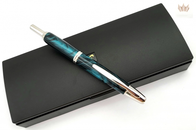 Pilot Vanishing Point SE Fountain Pen - Marble Green - Fine