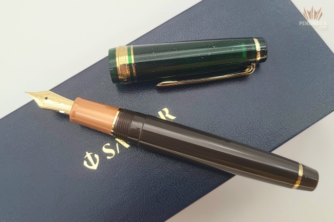 Sensa Designer Champagne and Gold Gel Pen-Montgomery Pens Fountain Pen  Store 212 420 1312