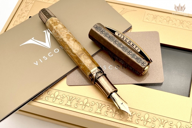 Visconti Limited Edition La Bibbia Christian Bible Fountain Pen - Broad